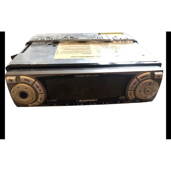 Blaupunkt casablanca CD51‎ car radio / Cd Player with wires  U.S Seller UNTESTED - Picture 1 of 11